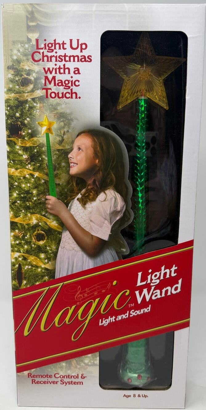 Magic Light Wand Light and Sound Light Up‎ Christmas with a Magic Touch
